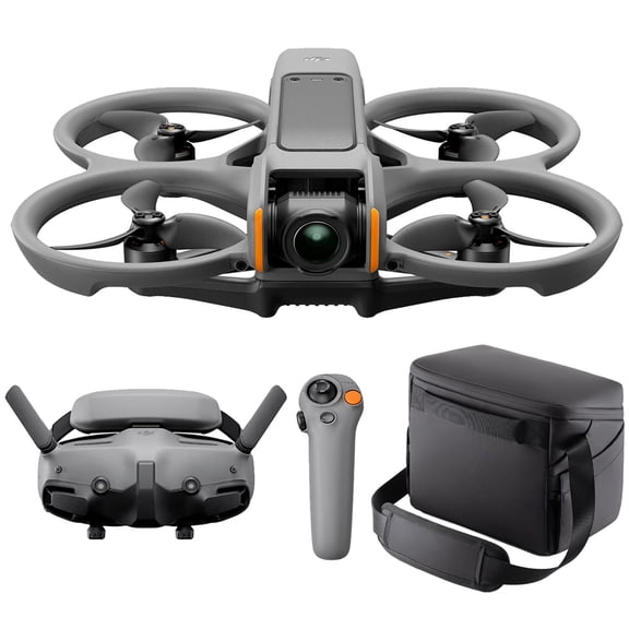 Drone DJI Avata 2 Fly More Combo (3 Baterias) DJI Goggles 3 4K/60FPS Distancia 13KM 23 Min Vuelo
