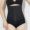thumbnail image 4 of Hontri Tummy Control Shapewear Breathable Waist Tummy Girdle Belt Sport Body Shaper Trainer Control Corset Shapewear Tummy Control Black,4Xl, 4 of 7