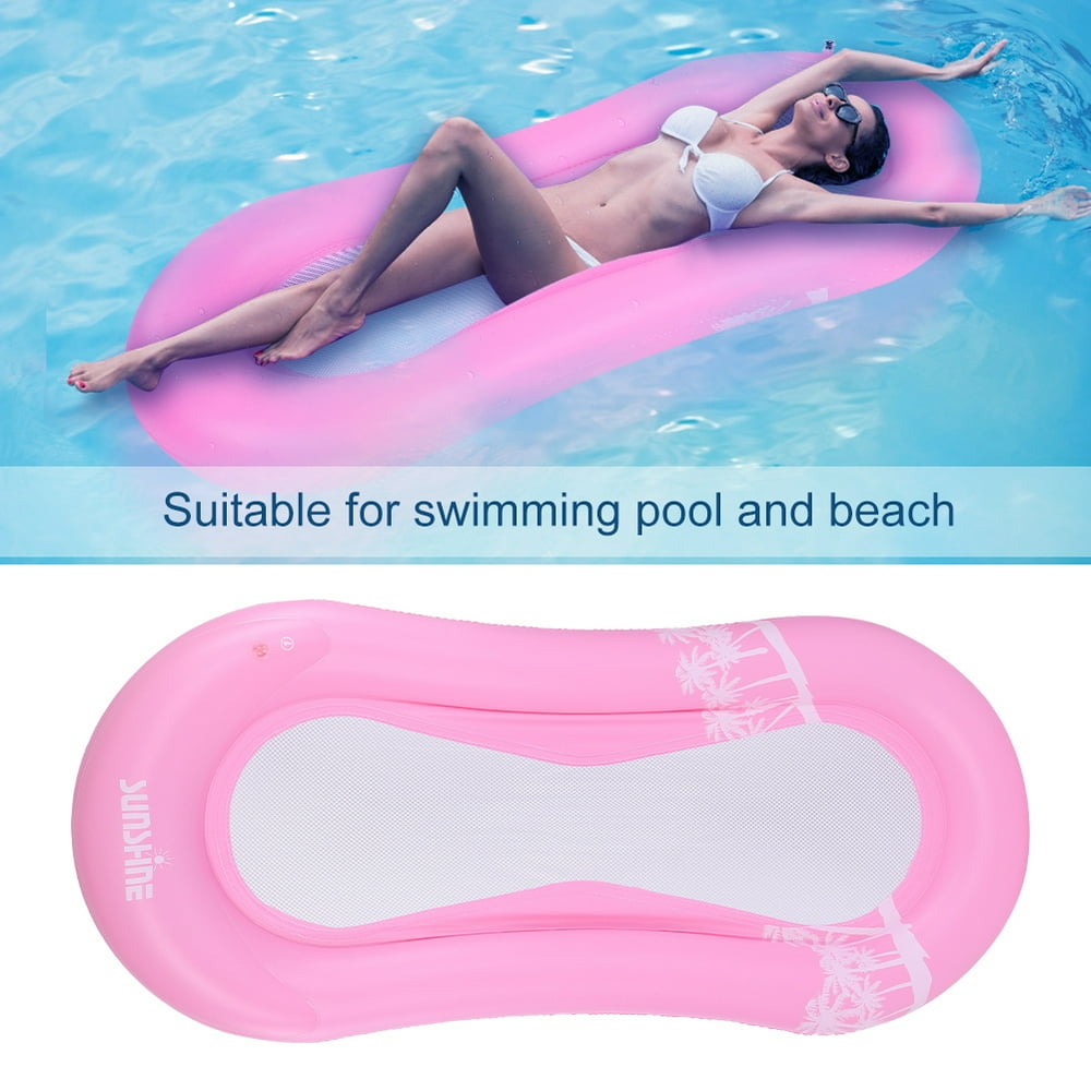 WALFRONT Swimming Inflatable Gaint Float Mattress Pool Air Bed Beach