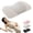 Grey, variant on Pro Memory Foam Lumbar Support Pillow for Bed, Ergonomic Contour Waist Cushion, Lower Back Support for Side, Back & Stomach Sleepers