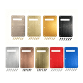 thumbnail image 2 of LOOKSEVEN Single Slot Aluminum Tremolo Back Plate Vintage Style Cover Replacement for ST SQ Type Electric Guitars 9 Color Options-Gold, 2 of 3