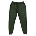 thumbnail image 4 of YLSDY Sweatpants for Men Outdoor Hiking Running Pants Workout Tapered Jogger Teen Boys Cinch Bottoms Sweatpants Relaxed Fit Army Green M, 4 of 9