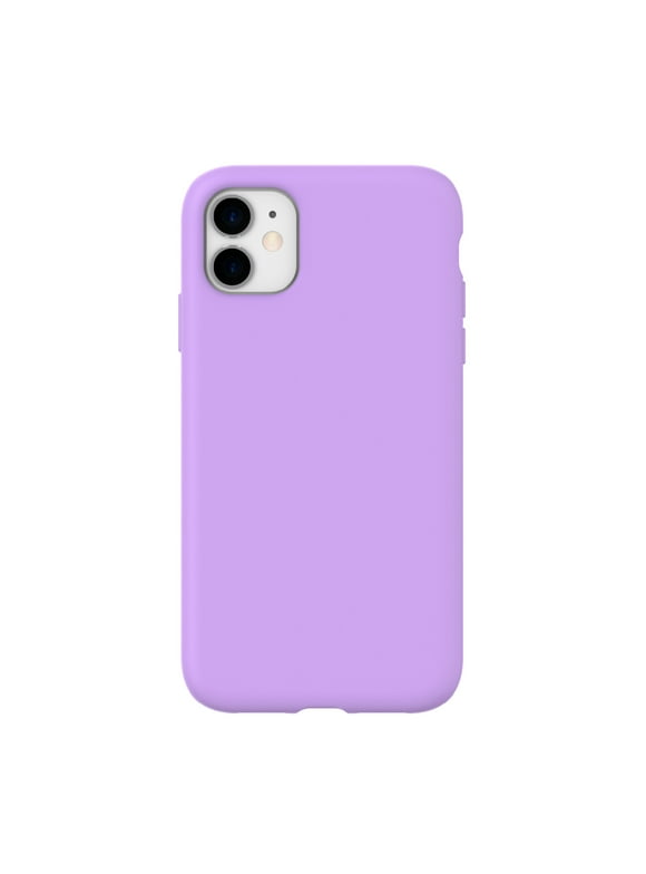 onn. Silicone Phone Case for iPhone 11 / iPhone XR - Lavender