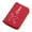 Red, variant on Multi Pocket PU Card Holder Accordion Styles Wallet With Large Slot Perfect For Organizing Gift Cards And Banknotes
