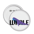 thumbnail image 1 of Whale Mosaic Language Travel Pins Badge Button Emblem Accessory Decoration 5pcs, 1 of 2