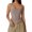 Gray, variant on WIZUTIZ Womens Tank Tops Camisoles for Women Square Neck Slim Stretch Summer Workout Sleeveless Tops Ribbed T Shirts Side Split Camisoles Black S