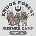 thumbnail image 2 of Womens Star Wars Forest of Endor Summer Camp '83 Racerback Tank, 2 of 4