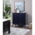 thumbnail image 4 of Jillian Midnight Blue Wood 5-Drawer Chest, 4 of 11