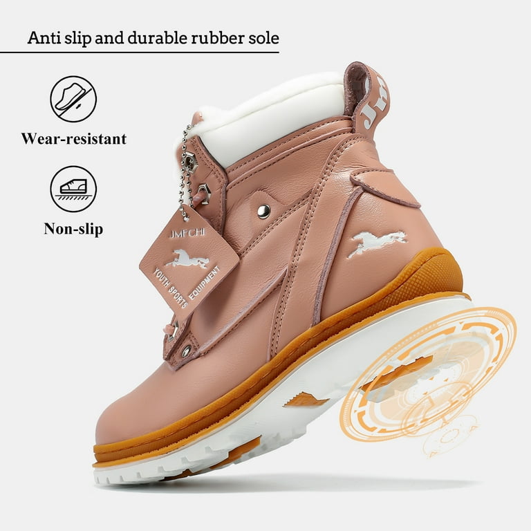 Boys Hiking Boots Kids Hiking Shoes Girls Outdoor Warm Winter Snow