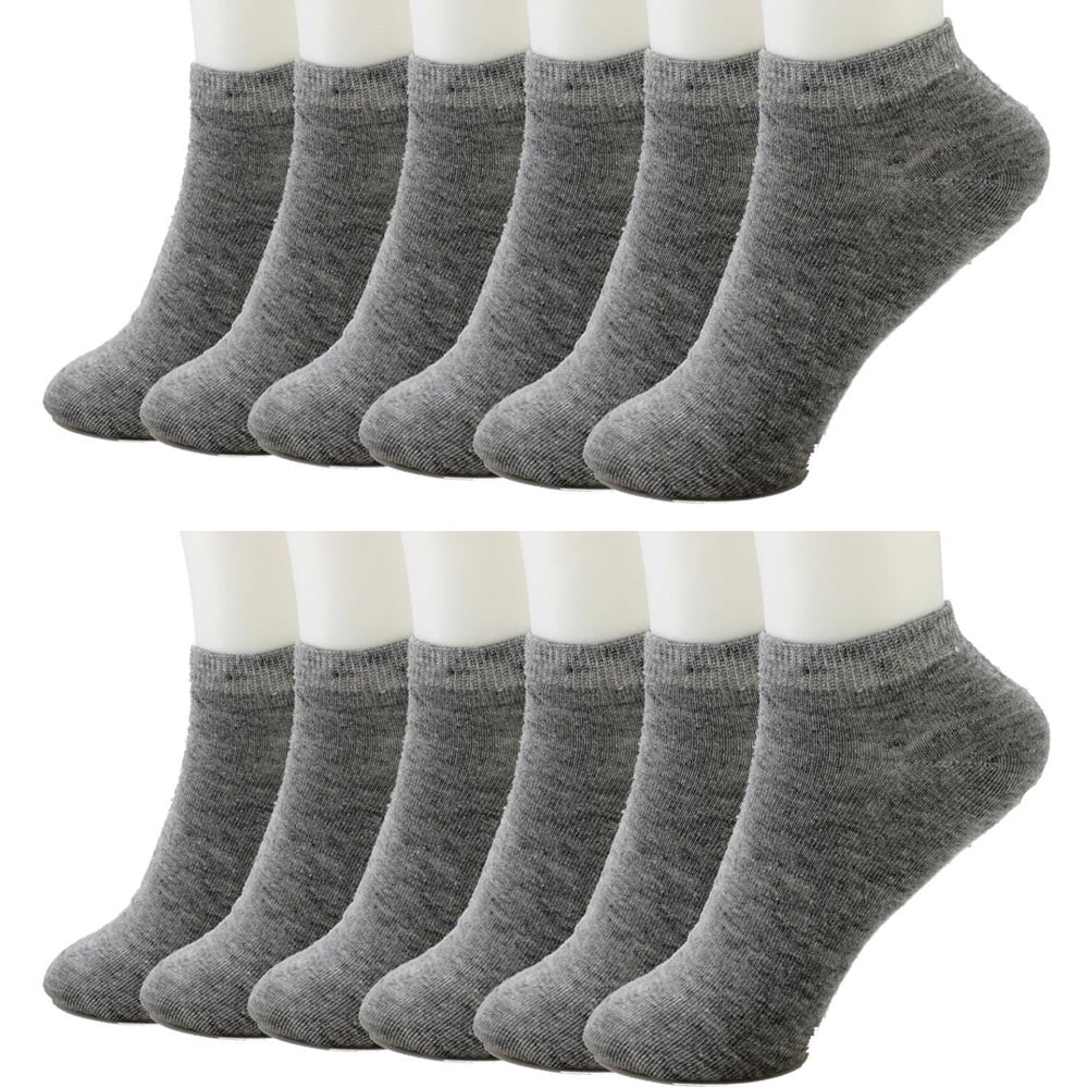 Crews Casual Comfortable Men Women Ankle Socks Sport Color Cotton Blend Sock 