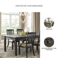 thumbnail image 4 of Signature Design by Ashley Tyler Creek Storage Dining Table in Black and Gray, 4 of 13