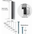 thumbnail image 3 of Goo-Ki 12 Pack 7.6 Inch(192mm) Kitchen Cabinet Pulls, Matte Black Cabinet Handles, Drawer Pulls for Dresser,Wardrobe & Cupboard, 3 of 9