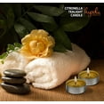 thumbnail image 4 of Hyoola 4 Hour Yellow Citronella Scented Tealight Candles, 100-Pack, DEET Free, 4 of 7