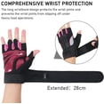 thumbnail image 4 of Weight Lifting Gloves, Anti Slip Gym Gloves with Wrist Support P, 4 of 5