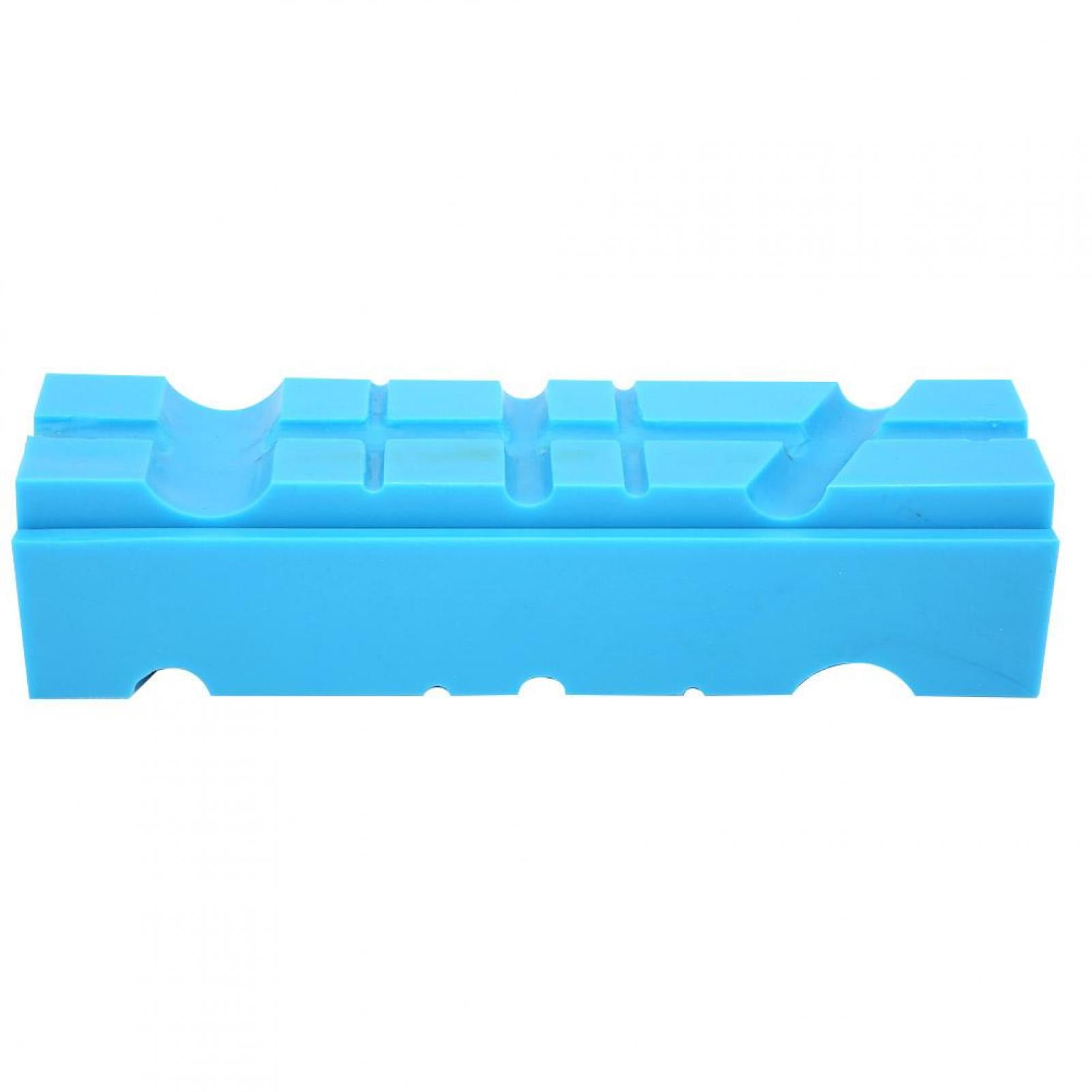 2pcs Bench Vise Pad, DIY Project Portable Bench Vise Jaw Pad Soft TPU Easy To Use For Jewelry