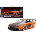 thumbnail image 1 of Jada 30736 Hans Mazda RX-7 Right Hand Drive Orange Metallic & Black Fast & Furious Movie 1 by 32 Diecast Model Car, 1 of 4