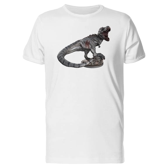 T Rex With His Prey Tee Men's -Image by Shutterstock