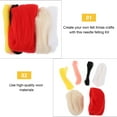 thumbnail image 6 of PENIKOKO 1Set Beginner Needle Felting Kits for Wool Felt Crafts DIY Xmas Making with Red Wool, 6 of 8