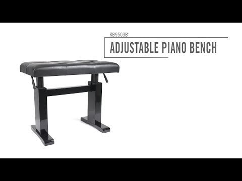 On-Stage KB9503B Height Adjustable Piano Bench