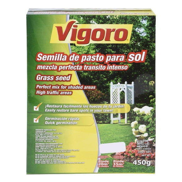 Semilla De Pasto Para Sol Vigoro 450 Gr
