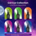 thumbnail image 2 of Set de esmaltes de uñas en gel Beetles Cat Eye, 6 colores Summer Neon, 2 of 8