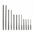 thumbnail image 3 of XtremepowerUS 17pcs Rotary Hammer Drill Bits Set & Chisels SDS Plus Kit Concrete Masonry w/ Case, 3 of 8