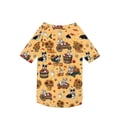 thumbnail image 5 of Dog Shirt for Large Dogs, Dog Tshirts for Large Dogs, All Over Print Lightweight Pet Apparel, Playful Dog Design Fall Themed Large Dog Clothes Orange, 1 Pack, 5 of 5