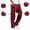 Wine, variant on Dwelliawo Mens Outdoor Cargo Pants Baggy Workout Joggers Wide Leg Stretchy Jeans Tactical Hiking Pants Classic Fit Trousers Black L