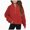 H304-Red, variant on TOWED22 Girls Half Zip Up Sweatshirt Long Sleeve Cropped Pullover Sweatshirt Fall Cute Clothes for Girls Fashion Winter Sweatshirts,C