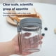 thumbnail image 4 of Recipiente para avena nocturna con tapa y cuchara, frascos portátiles para avena nocturna con tapa, capacidad de 350 ml. Características:, 4 of 5