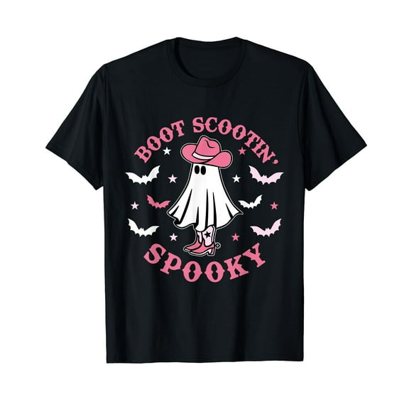 Boot Boogie Scootin Women Girl Halloween T-Shirt