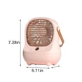 thumbnail image 3 of Ohufall USB Rechargeable Portable Personal Air Cooler 3 Speed Mini Cooling Fan Humidifier For Home Office Bedroom, 3 of 6