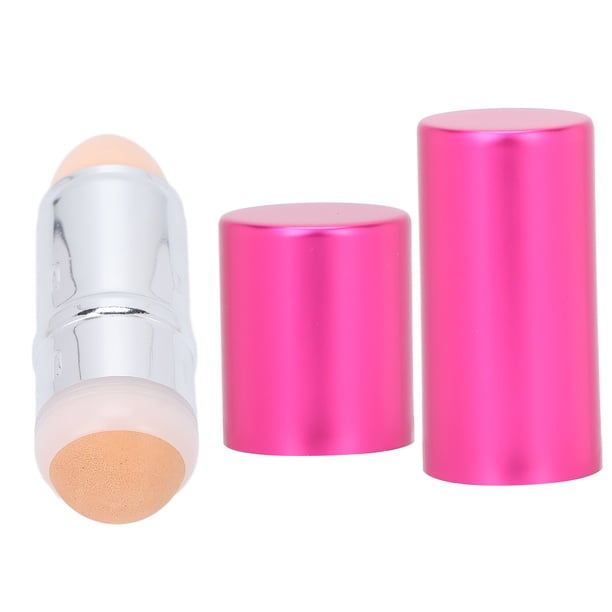 Borrador De Maquillaje, Rodillo Facial De Fácil Limpieza Eliminación De Aceite Eficaz Con Barra De Látex Para El Cuidado De La Piel Para Masaje Facial Para Maquillaje YLSHRF Rosa roja