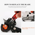 thumbnail image 2 of Professional Grafting Tools Grafter Pruning Shears Set Garden Fruit Tree Pruning Grafting Shears Two-in-One Scissors Cutting Tool Set with Replaceable Blades, 2 of 8