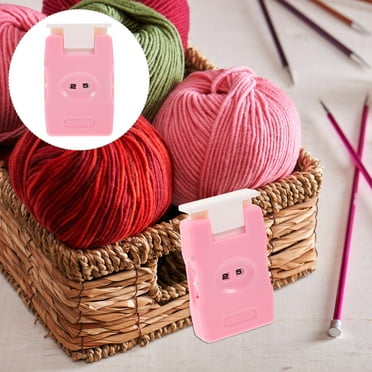 PENIKOKO Stitchers Manual Counter with Button Knitting Stitch Row Crocheting Counter Red 1Pack