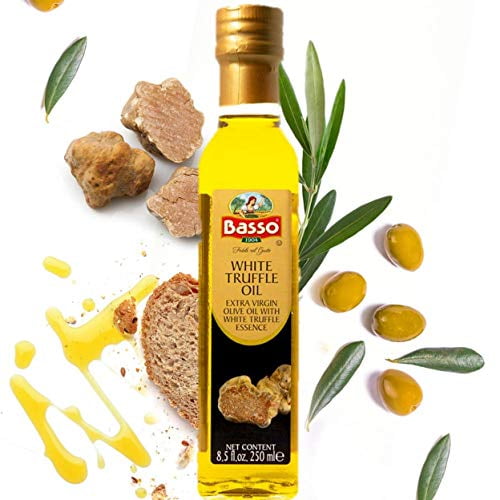 White Truffle Oil LARGE SIZE 8.5oz (250 ml) High Concentrate Great for Pasta, Pizza