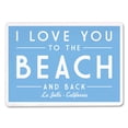 thumbnail image 2 of La Jolla, California, I Love You to the Beach and Back, Simply Said, Lantern Press, Premium Playing Cards, 52 Card Deck with Jokers, USA Made, 2 of 5