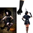 thumbnail image 4 of Black Cat Woman Long Gloves With Claws - One Size (1 Pair) - Fun & Functional Accessory, Ideal for Cosplay & Themed Parties, 4 of 8