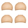 thumbnail image 1 of MesaSe 4 Pcs/ensemble Perruque Bonnet Élastique Unisexe Filet à Cheveux Extensible Réutilisable Snood Cosplay Fête Perruque Filet Couleur Sink, 1 of 10