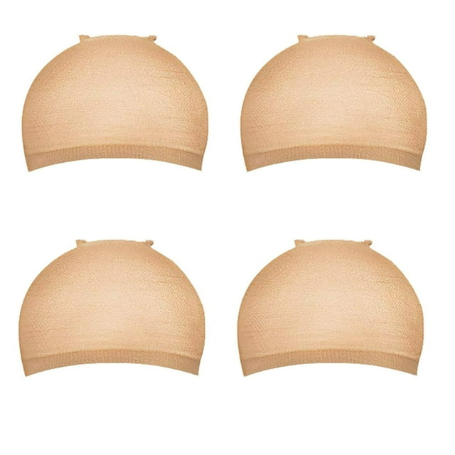 MesaSe 4 Pcs/ensemble Perruque Bonnet Élastique Unisexe Filet à Cheveux Extensible Réutilisable Snood Cosplay Fête Perruque Filet Couleur Sink