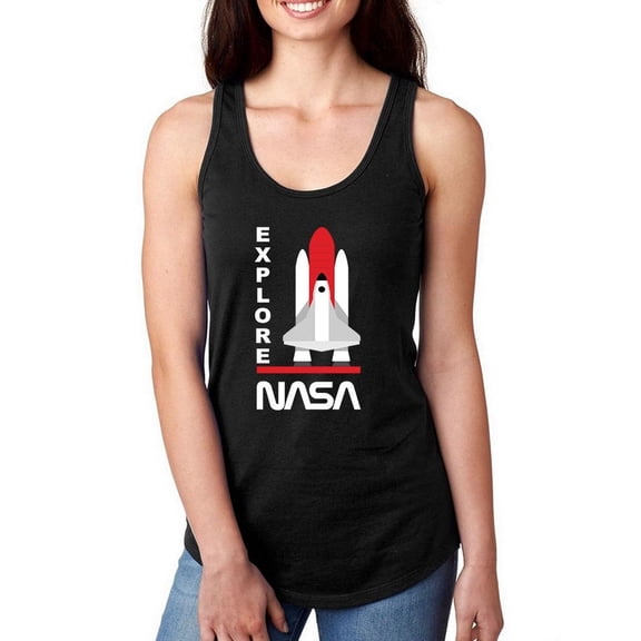 NASA Nasa Shuttle Explore Racerback Tank Women -NASA Designs, Female XX-Large