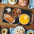 thumbnail image 2 of NutriChef Electric Hot Plate Tray Dish Warmer with Black Glass Top-Ideal for Home, Buffet, Parties,Kitchen & Restaurant Use-Portable and Perfect for Table or Countertop-Dimensions: 14.5'' L x 8.6'' W, 2 of 7