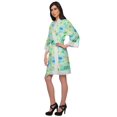 thumbnail image 3 of Moomaya Cotton Printed Robe For Women Kimono Getting Ready Bridesmaid&nbsp;Lace Robes, 3 of 6