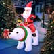 thumbnail image 3 of Nuevo árbol de Navidad de Papá Noel con oso polar, decoración inflable para el hogar, exterior, muñeco de nieve de Navidad, decoración para jardín, arco para fiesta, 3 of 5