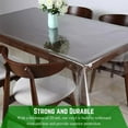 thumbnail image 3 of FPS - Clear Vinyl Sheeting - 20 Mil - Vinyl Plastic Sheeting, Clear Vinyl Roll, Clear Vinyl Sheet for Storm Windows, Clear Vinyl, Vinyl, Covering, Protection, Tablecloth Protector (4' x 10'), 3 of 6
