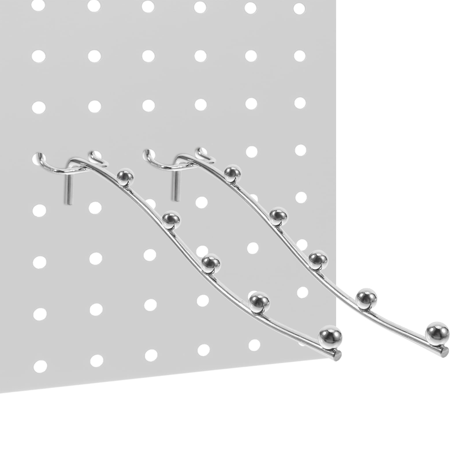 Hemoton 30-Piece Heavy Duty Pegboard Hooks Set for Garage and Workshop, Iron Tool Hangers and Utility Hooks for Efficient Organization