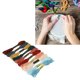 thumbnail image 4 of Kits De Hilo De Bordar, Dureza Del Hilo De Bordar 10 Colores Brillantes Para Pulseras Para Bricolaje Para Borlas EOTVIA Cross Stitch Threads Kit, 4 of 8
