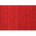 thumbnail image 1 of Ahgly Company Indoor Rectangle Abstract Orange Contemporary Area Rugs, 6' x 9', 1 of 1