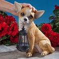 thumbnail image 2 of Chihuahua Solar Lantern Statue – Resin Dog with LED Light for Garden Décor, 2 of 6