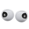 thumbnail image 2 of Unatoiry 2Pcs 60mm Computer Desk Table Grommet Cable Port Cover Hole Wire Silver 1Set, 2 of 6